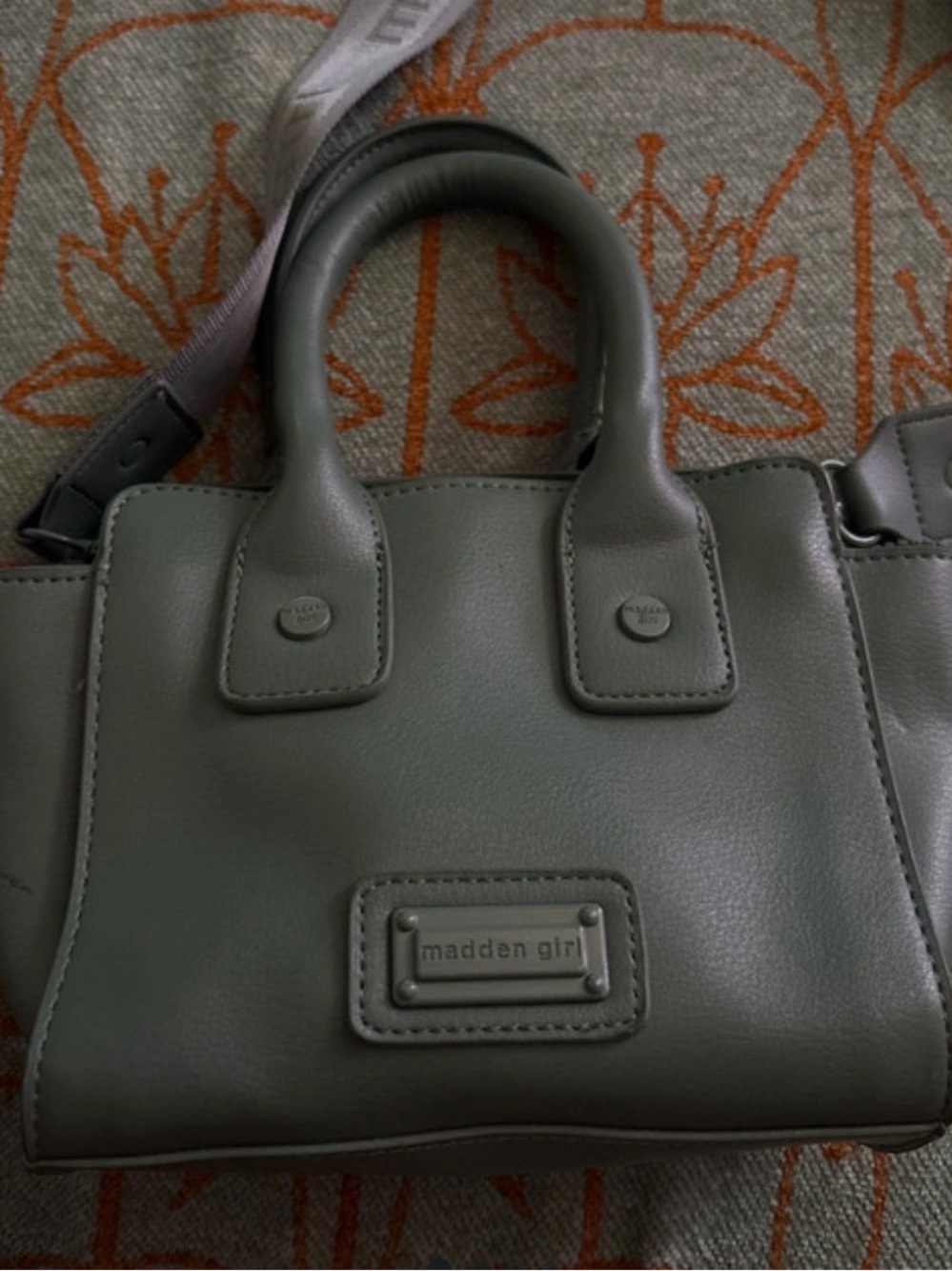 Madden Girl Olive Mini Satchel with Top Handles